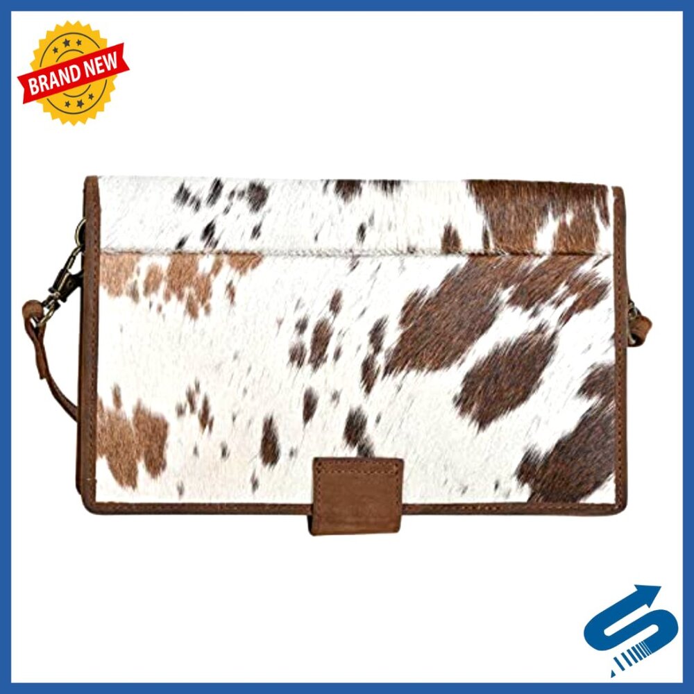 Genuine Leather Crossbody Bag with Multiple Card Slots and Adjustable Strap - Picture 4 of 6